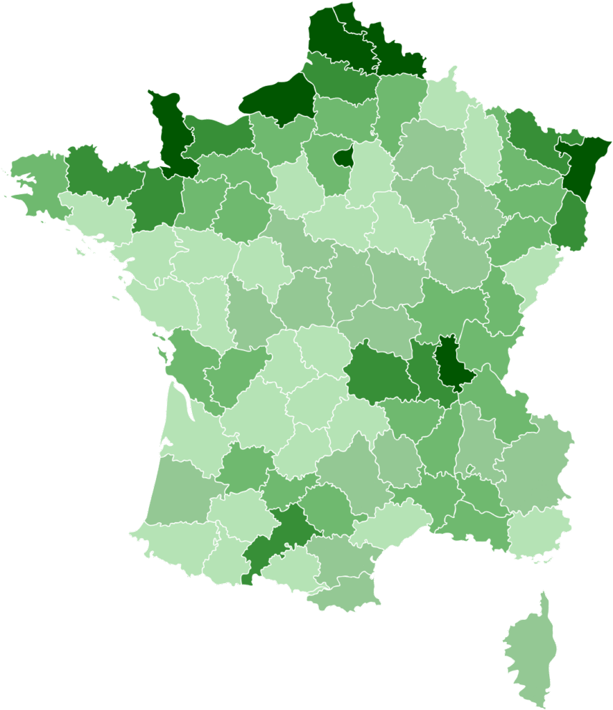 WelcomeTrack France Map